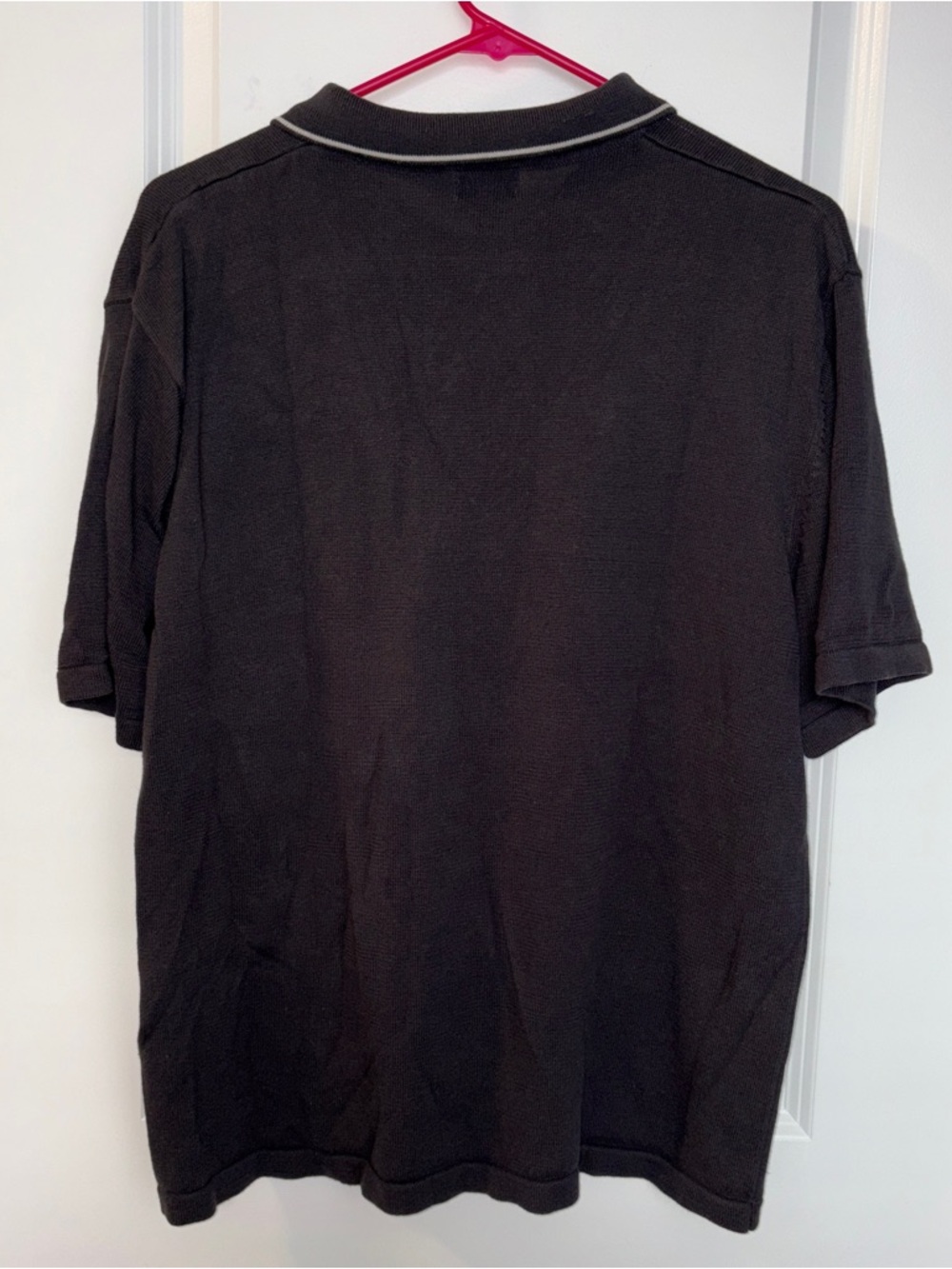 Men’s Vintage Reunion Black Polo Size: L - Picture 4 of 4